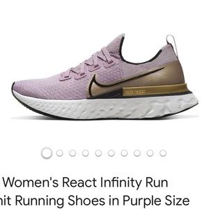 Nike Infinity React (only worn once!)
Women's Road Running Shoes size 6.5